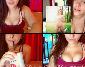 NikkiEliot tickling her clit in free cam recording 2017-05-02 52335