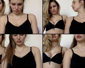 KissNastya rubbing her body down in free cam recording 2017-04-25 165747