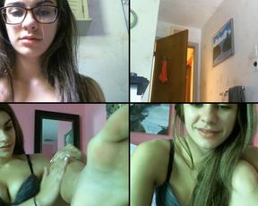 Flirtygirlyy incredibly hot recording, playing with her big tits, oiling them and her pussy, toy in her pussy in cam recording 2017-06-24 213753