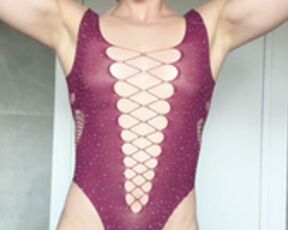 Crossfit Silvia Red swimsuit