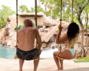 Mila Monet And Johnny Sins Poolside Rough Sex