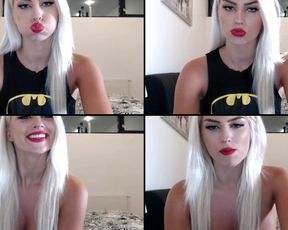 Kissofacobra spittin on her titsthen fuckin her pussy n ass with her whip in free cam recording 2017-08-05_004800