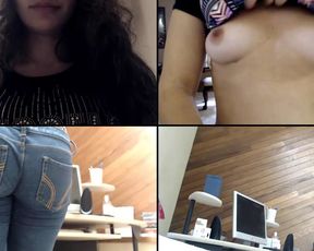 Flirtygirlyy stocking, schoolgirl-esque, toy recording, with cum in cam recording 2017-09-08_234340