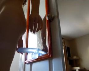 Mirror Dildo Fuck