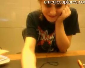 Library Unknown Girl Vibing