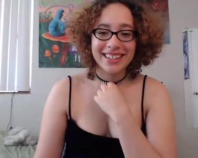 Curly submissive webcam slut with hairy cunt