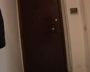 scared woman forced at gunpoint