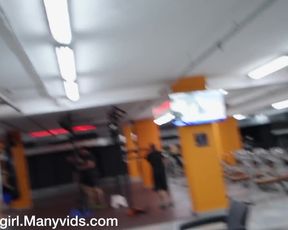 Littlesubgirl Busy Public Gym Fuck, Anal, & Squirt