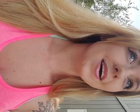 Shesleah Peeing In A Public Pool in private premium video