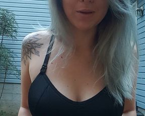 Shesleah Backyard Pee Amp Milk Play in private premium video