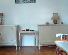 gorgeous blue eyes sexy naked body finger hot pussy