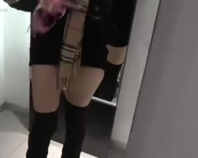 Lana Rain – Public Flashing In City With Deer Antler 2