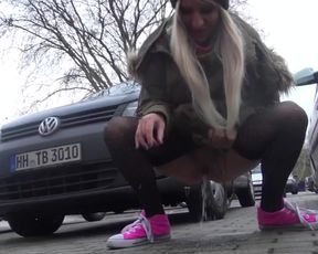 Lena Loch - Public Peeing private premium video