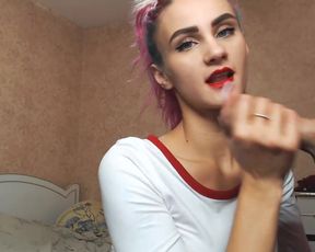 Couple tinny BJ fuck Mozaik part.1