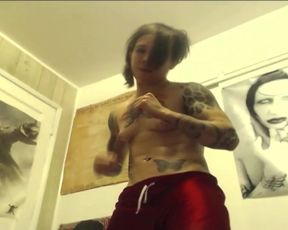 kinkynirvana - muscle girl badass will knock you out