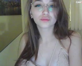 hot babe flashes perfect tits