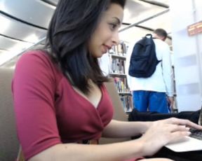 HiddnPassions gets caught at library public 06082014