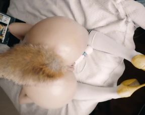 Ass Streching by BIG Toys and Multiple Loud ANAL Orgasms