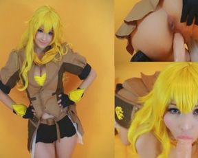 Yang from RWBY is a Hungry Cumslut