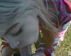 Fucking in the Park Leads to Accidental Creampie