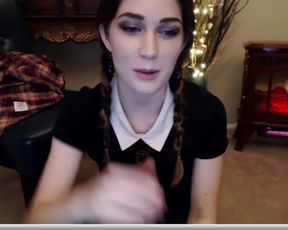 Evelynclaire dildo sucking