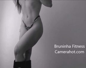 Muscle Hot Brazilian Babe on Panties and Boots