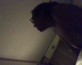 Must Watch Silhouette of Riding Boyfriend Hard in Hotel Loving Loud Orgasm