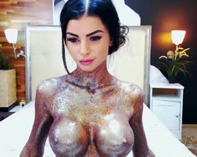 Silver body paint