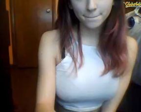 ohhbabyxo CB 2-6-20 New Busty Skinny Teen Strips Nude