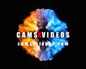 Cute teen with monster dildo