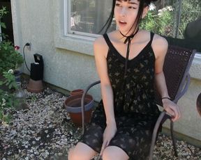Outdoor Goth Orgasm
