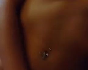 Renee rubs herself