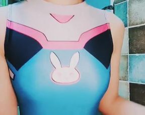 Cute cosplay girl