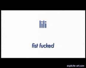 Lili Fisting for Casting(In French,Short Clip but nice)